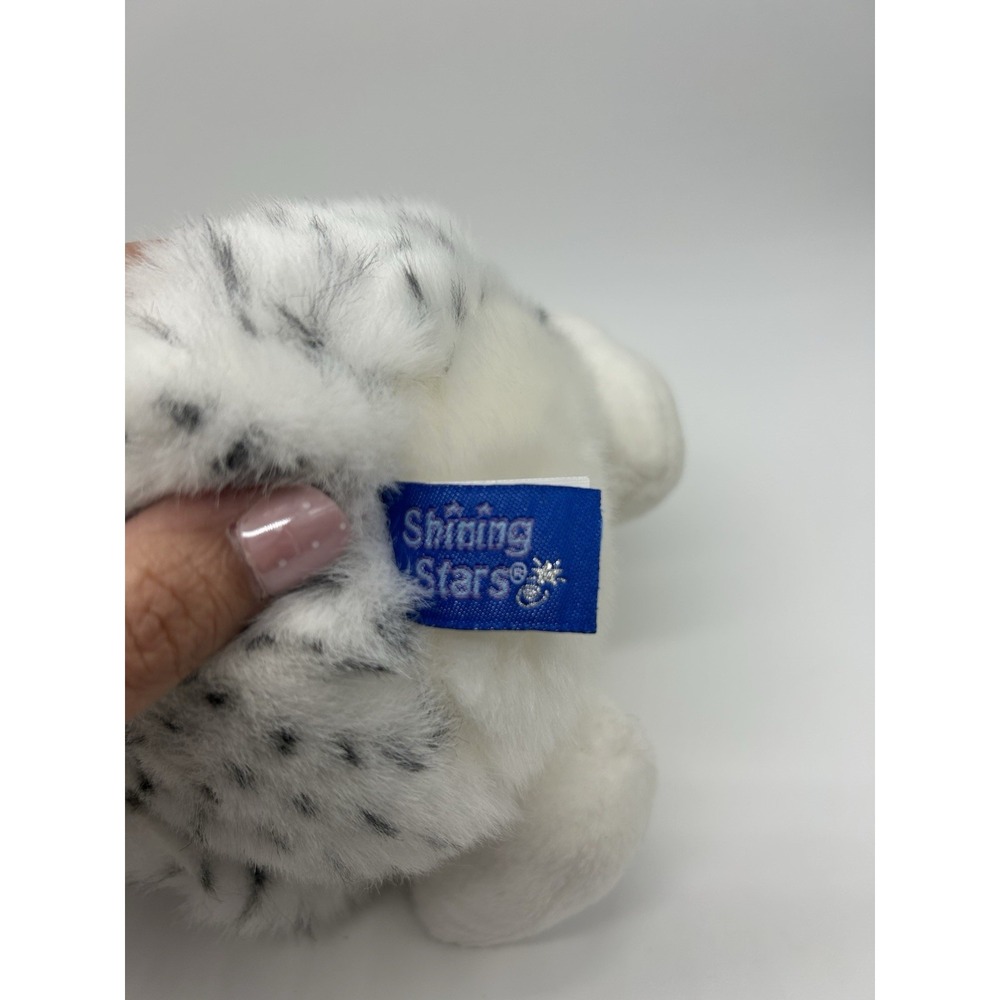 Russ Shining Stars Snowy Owl Plush Toy 8" White Black Spotted Stuffed Animal - Picture 4 of 8